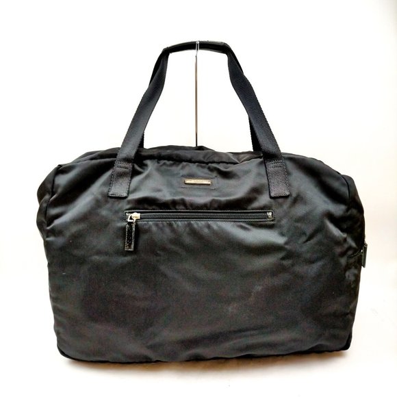 Gucci Boston Bag Black Nylon - Picture 1 of 9